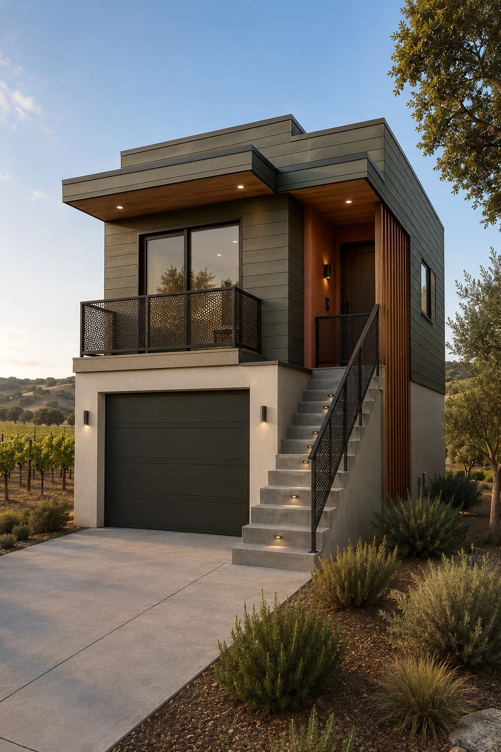 Modern Temecula Valley ADU exterior by Temecula Interior Design