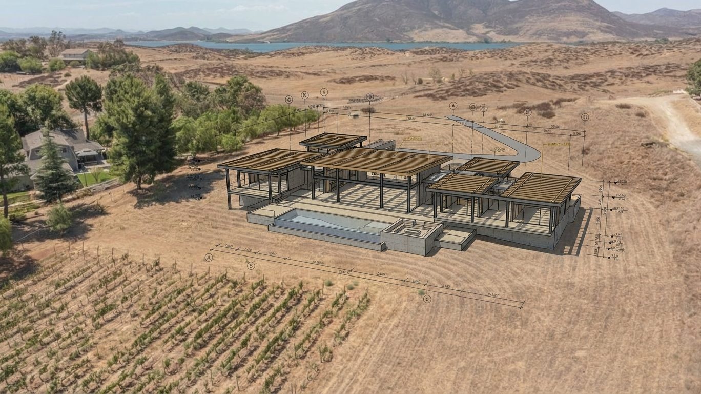 Phase 01 — Drafted Framework and Design Theory, Temecula Valley residence by Temecula Interior Design