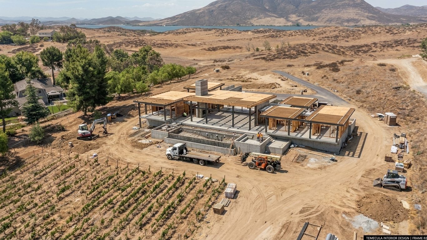 Phase 02 — Build Begins, Temecula Valley residence by Temecula Interior Design