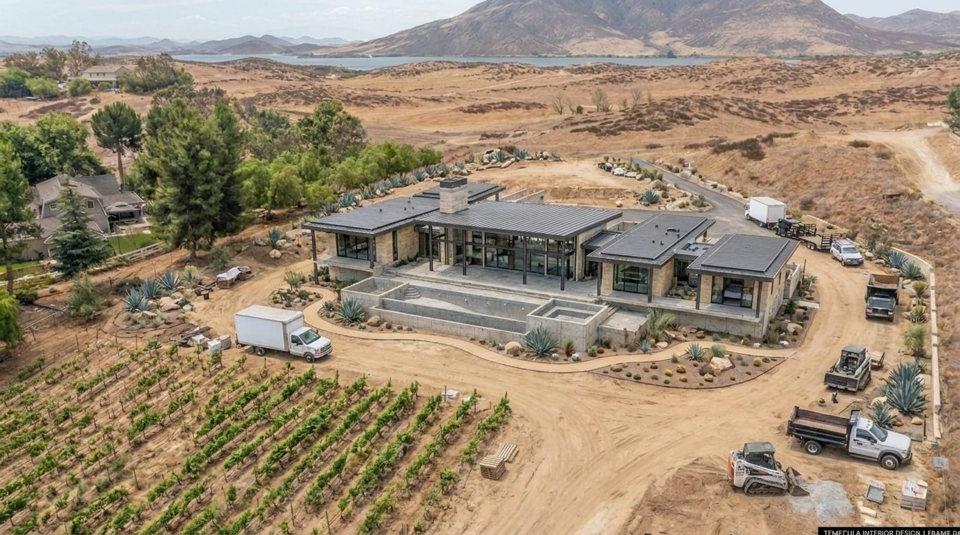Phase 04 — Construction, Temecula Valley residence by Temecula Interior Design