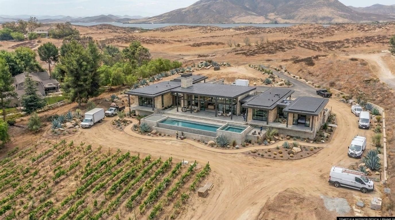 Phase 05 — Near Completion, Temecula Valley residence by Temecula Interior Design